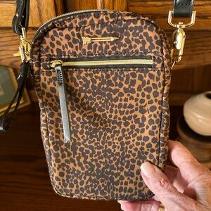 Leopard Print Crossbody Bag